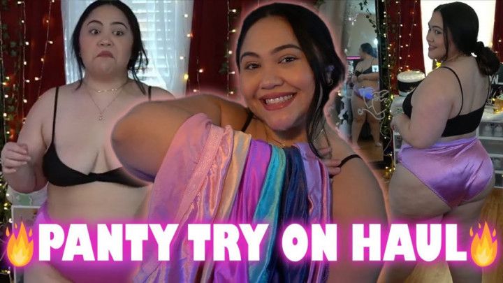 SFW SATIN PANTY TRY ON HAUL