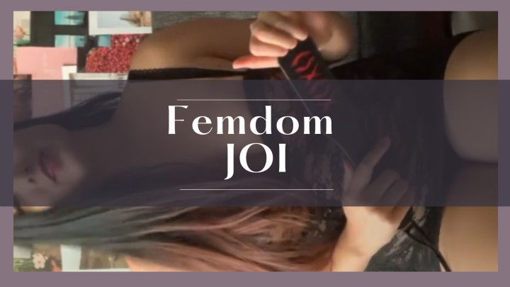 Femdom JOI