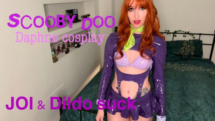 Scooby Doo Daphne JOI &amp; Dildo suck