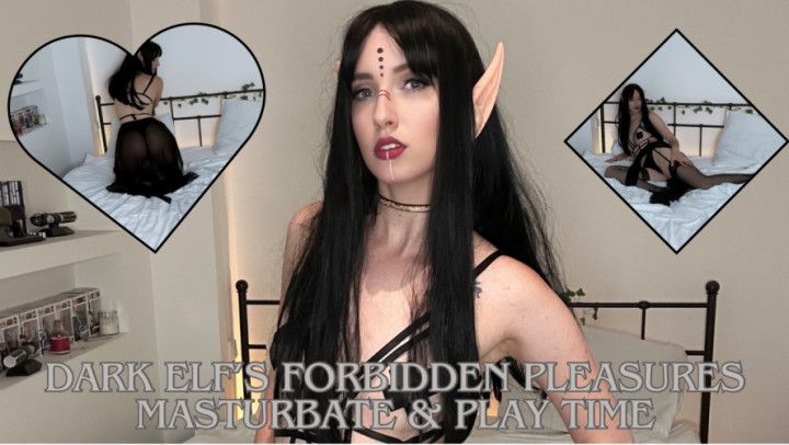 Dark elf forbidden pleasures - masturbate &amp; play COSPLAY