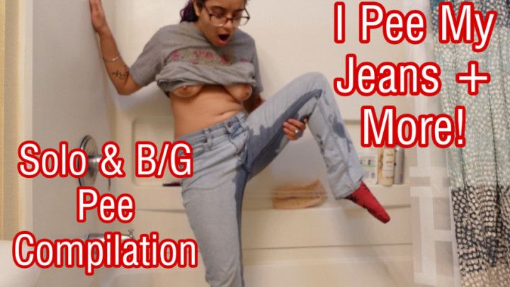 Hairy Solo &amp; B/G Pee Compilation