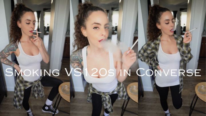 Smoking VS120s in Converse