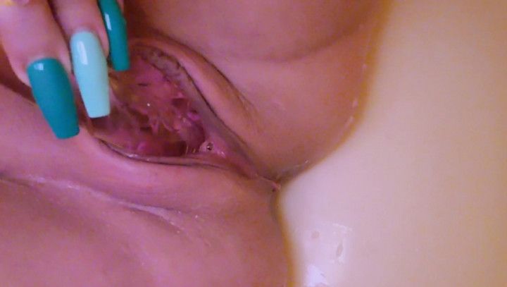 Thick Glass Tentacle In My Tight Pussy