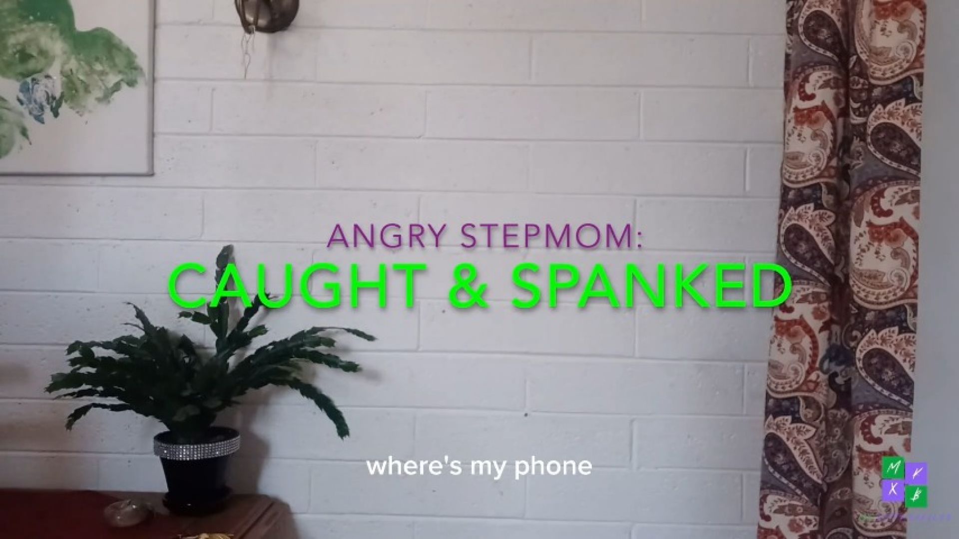 Custom - Spanked by Angry Stepmom - Captioned Edition