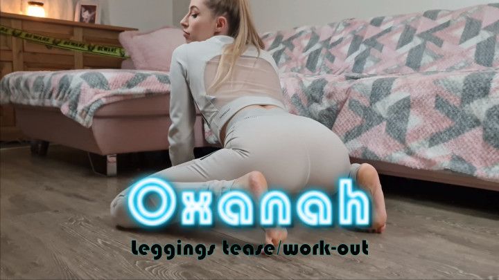 Leggings tease/work-out