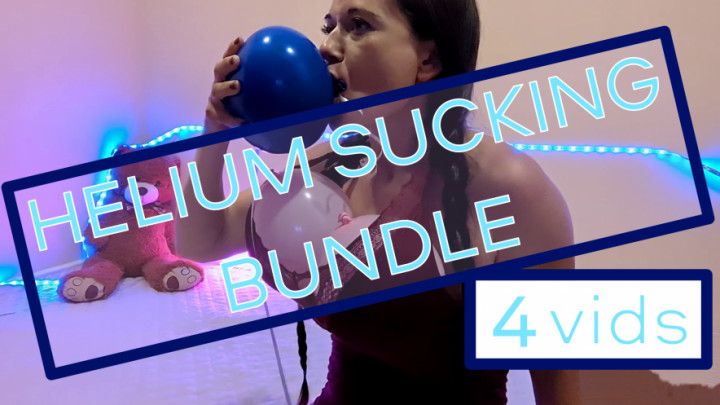 BUNDLE: helium sucking vids