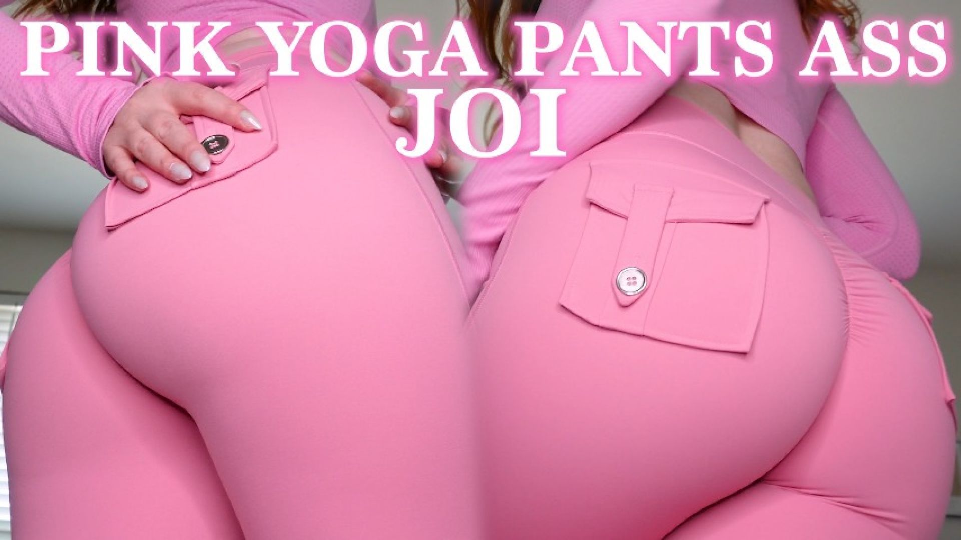 Pink Yoga Pants Ass JOI