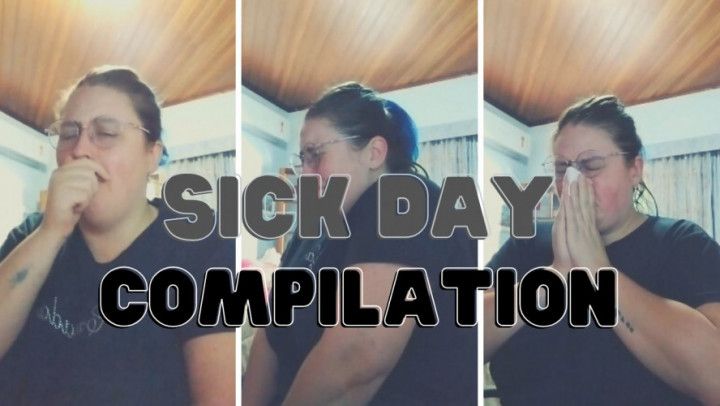 Sick day: coughing, sneezing and nose blowing