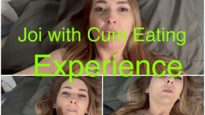 Joi With Cum Eating Experience