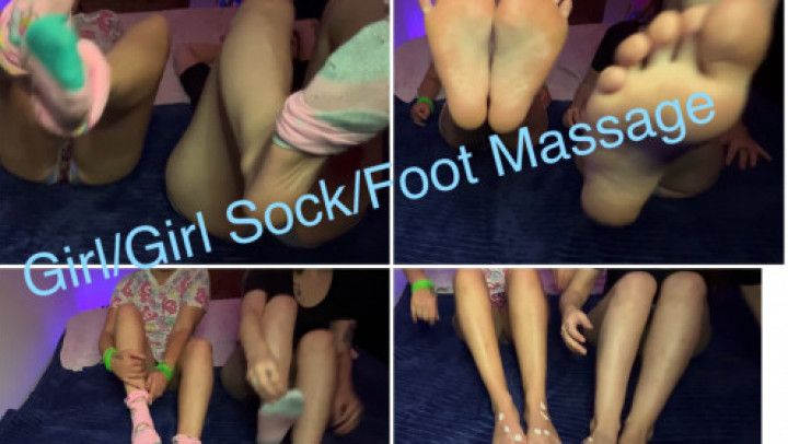 Girl/Girl Sock/Foot Massage