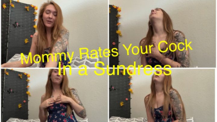 Mommy Rates Your Cock in a Sundress