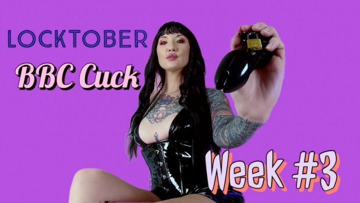 Locktober Chastity BBC Cuck Week # 3