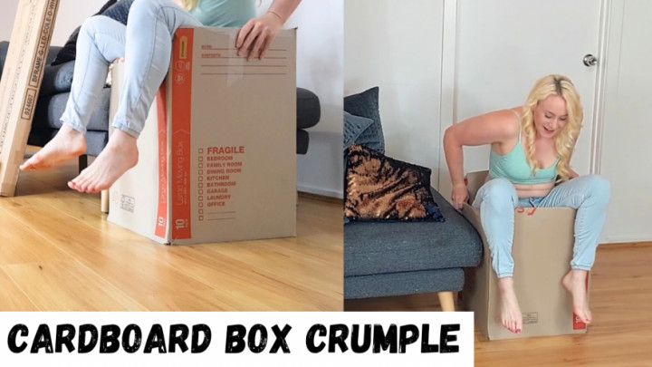 Moving box crumple