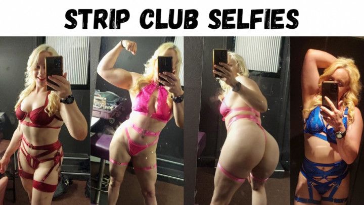 Strip club selfies blonde milf stripper