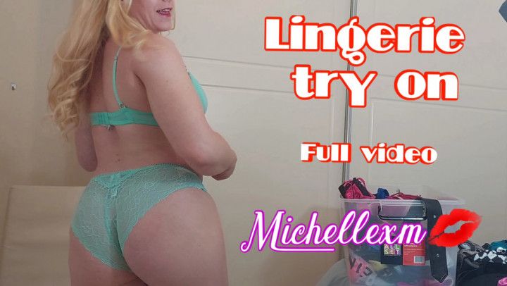 Lingerie try on Full video