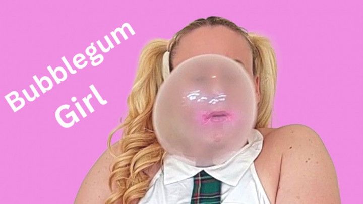 Bubblegum bubble gum blowing compliation