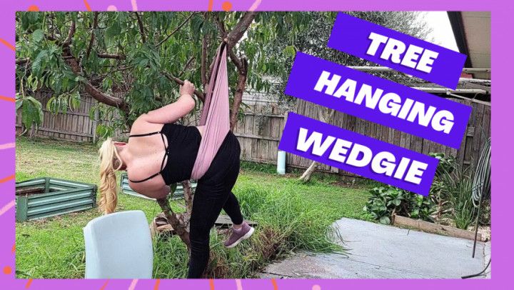 Tree Hanging Wedgie wedgies wedgie girl funny