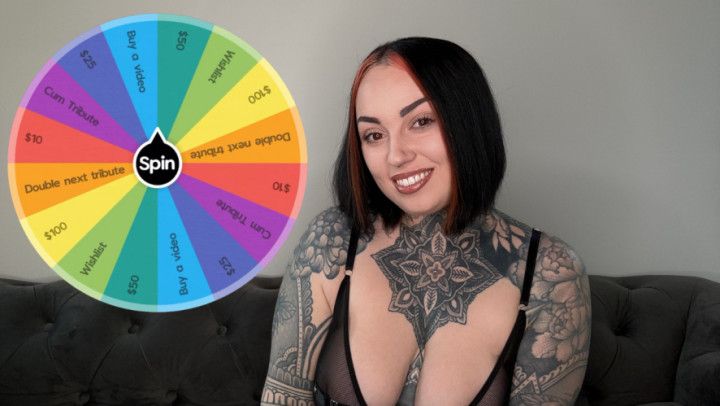 Findom Tribute Wheel Game