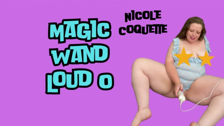 Magic Wand Loud Orgasm