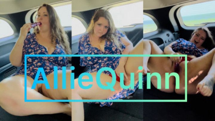 Squirting In My Car On Public Beach