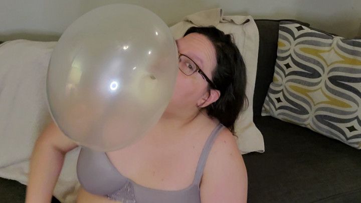 Big bubble that popped all over my face