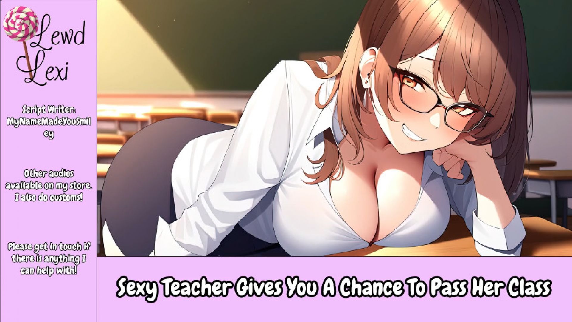 Sexy Teacher Gives You A Chance To Pass Her Class Audio