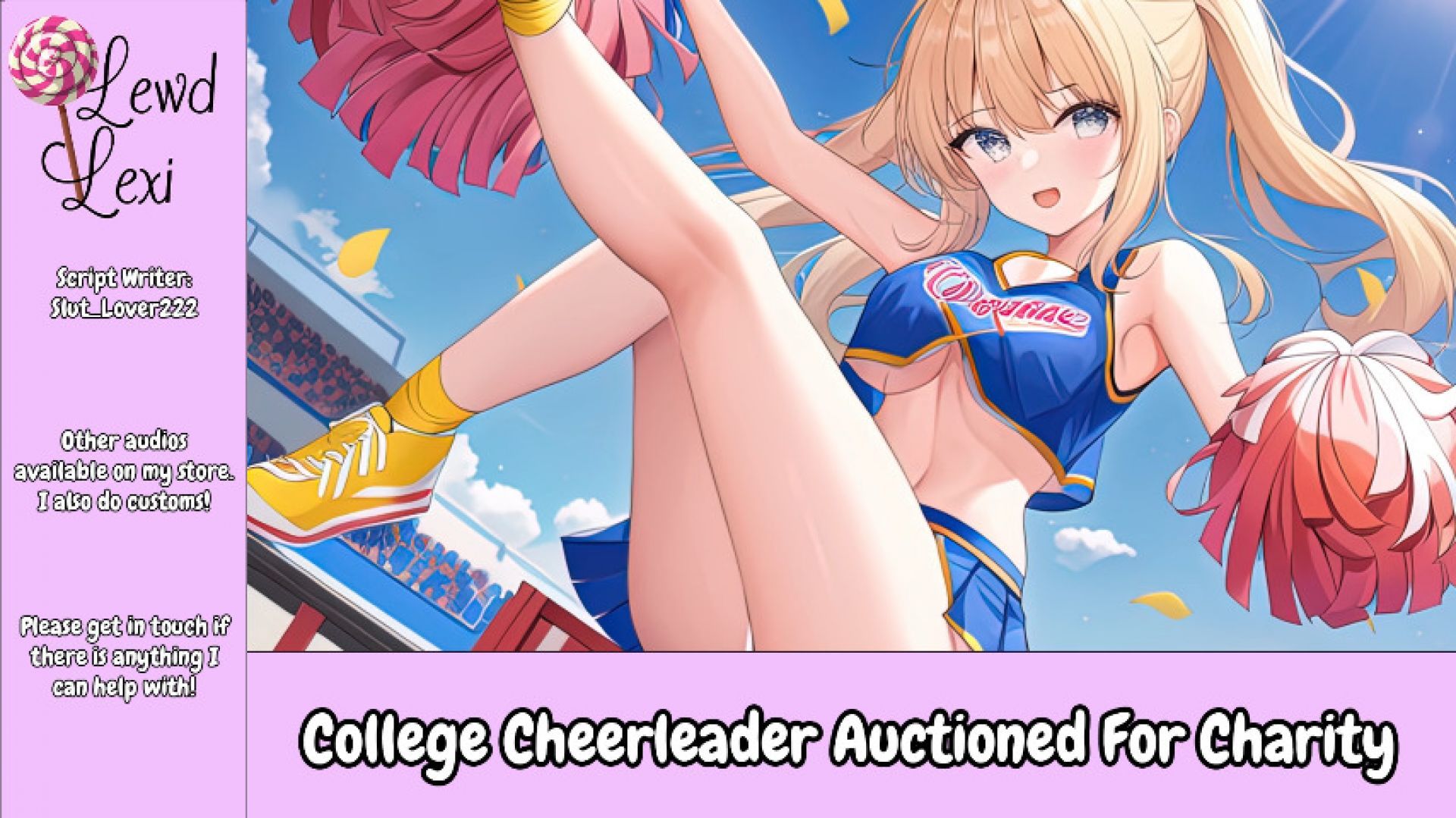 College Cheerleader Auctioned For Charity Audio