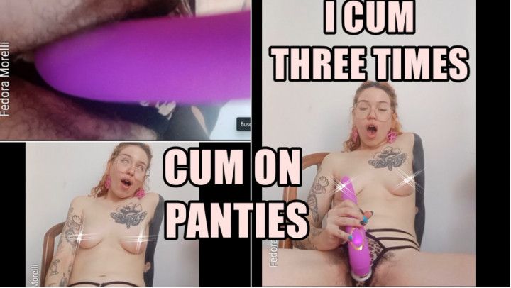 Cum on panties