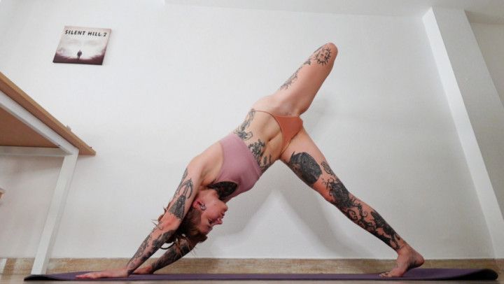 Yoga lingerie practice