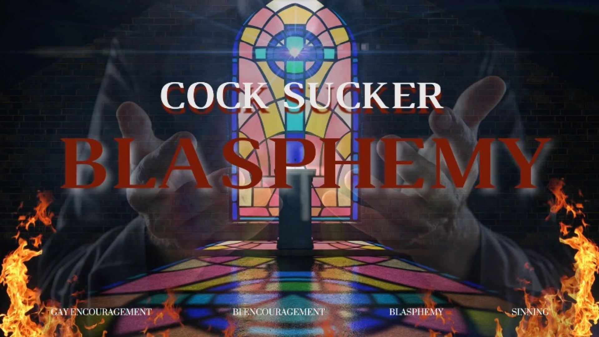 Gay Church Sinning - Extreme Religious Blasphemy