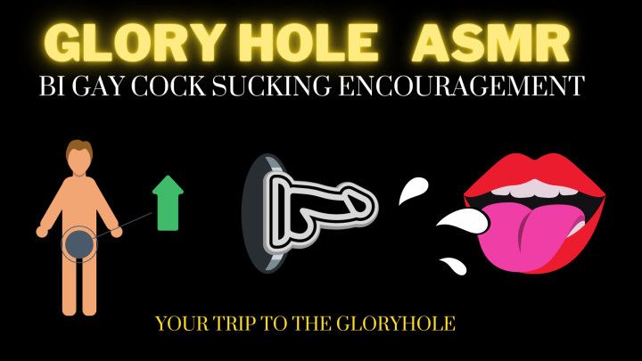 Gloryhole ASMR Cock Sucking Encourage