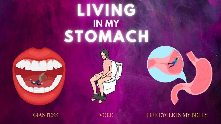 Living in My Stomach - Swallowed &amp; Digested - Giantess Vore