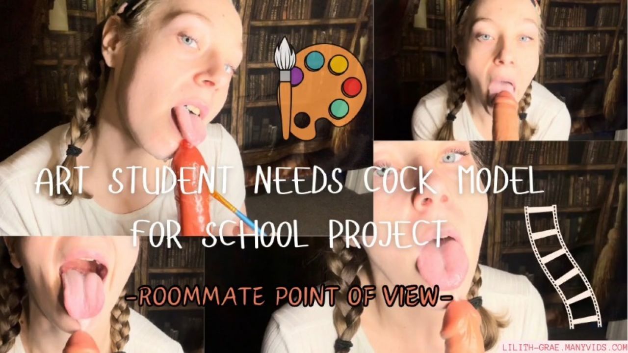 POV Roommate with Art Student in Human Desire Project