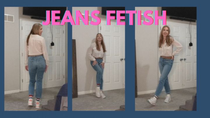 Jeans Fetish - Sneakers and Belt