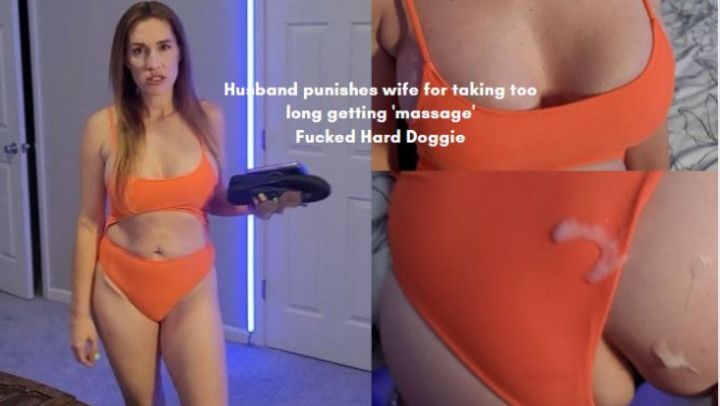 Husband Punishes Wife - Fucked Doggie