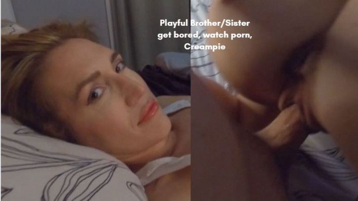 Brother/Sister Watch Porn and Fuck