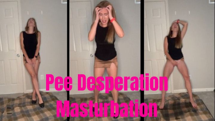 Desperate to Pee - Masturbation