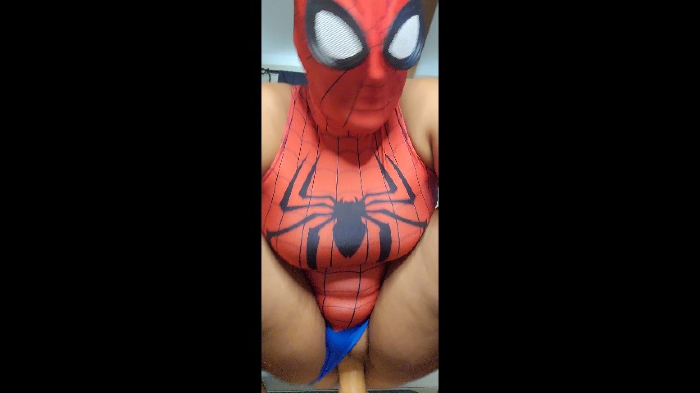 Spidergirl Saves the Day with her Creamy Pussy