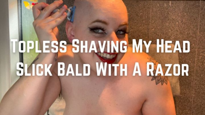 Shaving My Head With A Razor