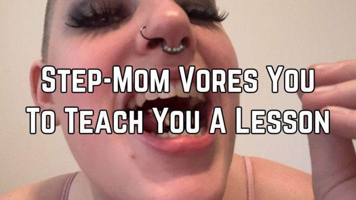 Step Mom's Tiny Lesson- A Vore ASMR 4k HD