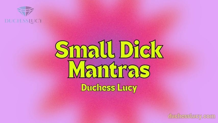 Small Dick Mantras Audio