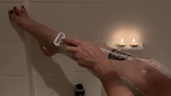 Femdom Bath Time Shaving Part 4