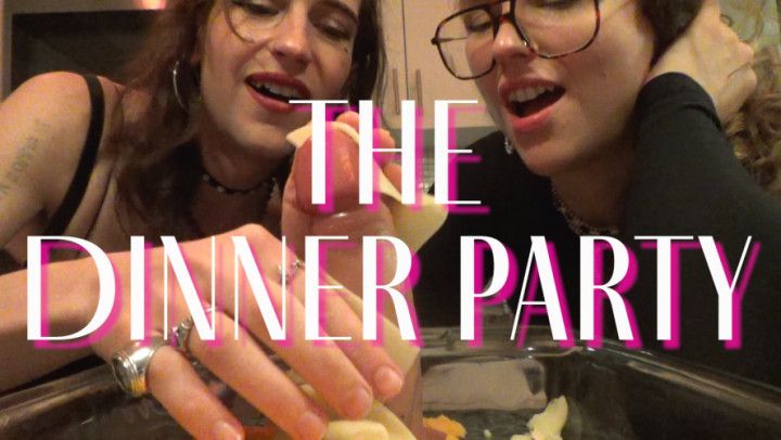 THE DINNER PARTY: POV Cheese Handjob/Vore Fetish Lesbians