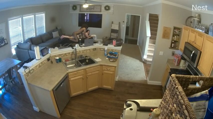 husband catches wife on spy cam with bbc