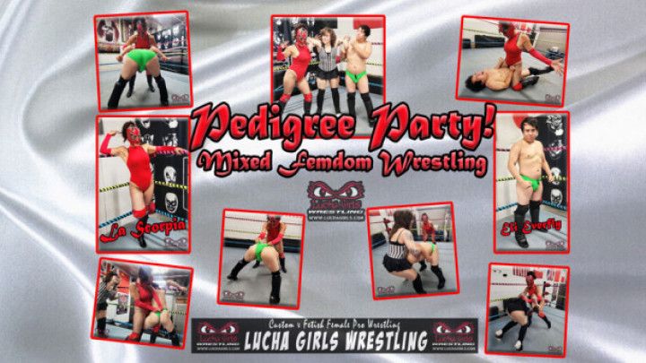 1292-Pedigree Party - Mixed Femdom Wrestling