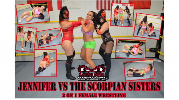 1325-Jennifer Thomas vs the Scorpion Sisters - 2 on 1