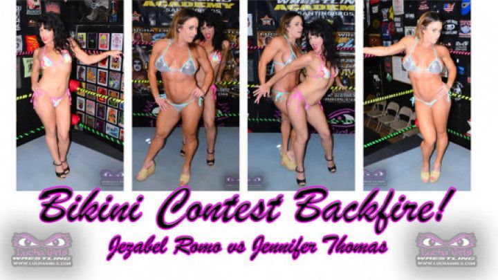 1354-Bikini Contest Backfire! - Loser Stripped Nude