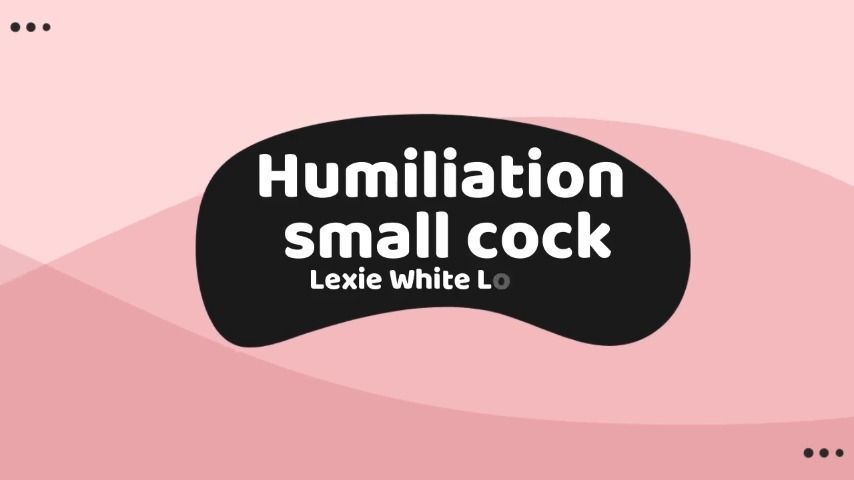 small cock humiliation