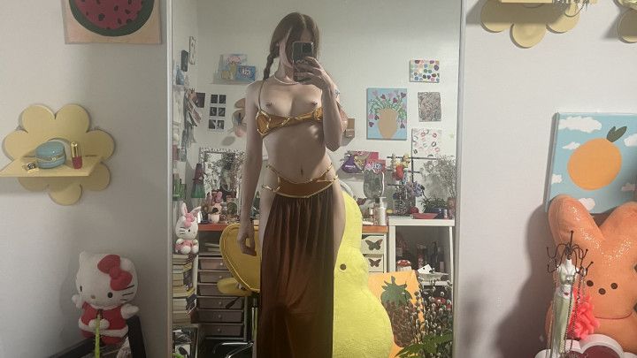 NSFW PRINCESS LEIA COSPLAY TRY ON