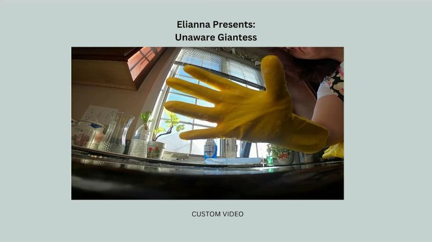 Giantess Doing Chores - CUSTOM